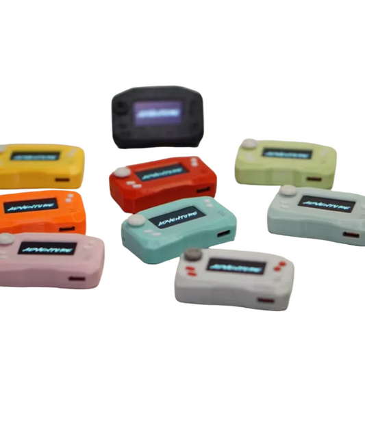 Arduboy-compatible mini console with a 1.3-inch display. Portable keychain design, preloaded with 400+ games.