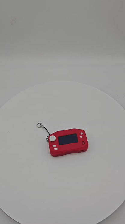 Arduboy-compatible mini console with a 1.3-inch display. Portable keychain design, preloaded with 400+ games.